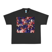 Pigment Black American flag sparkly  tumbler Urban Heavy Tee - HowdyJamesFarm