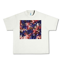 Pistachio American flag sparkly  tumbler Urban Heavy Tee - HowdyJamesFarm