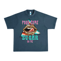 Midnight Navy Pour Some Sugar On Me Urban Heavy Tee - JahusDesignShop