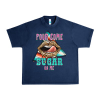 Navy Pour Some Sugar On Me Urban Heavy Tee - JahusDesignShop