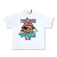 White Pour Some Sugar On Me Urban Heavy Tee - JahusDesignShop