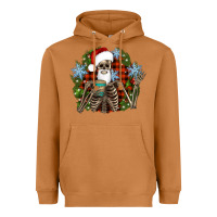 Meerkat Santa skeleton christmas Heavyweight Hoodie - Artiststas