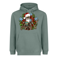Sage Santa skeleton christmas Heavyweight Hoodie - Artiststas