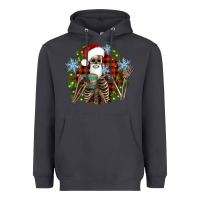 Smoke Santa skeleton christmas Heavyweight Hoodie - Artiststas