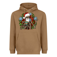Toasted Coconut Santa skeleton christmas Heavyweight Hoodie - Artiststas
