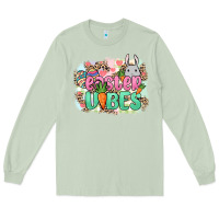 Matcha Easter vibes Easter Day Long Sleeve Tee - HowdyJamesFarm