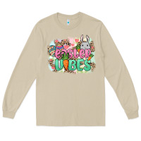 Mushroom Easter vibes Easter Day Long Sleeve Tee - HowdyJamesFarm