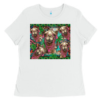 White camel face Ladies Tee - BarkalooDesign