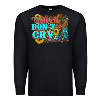 Black cowgirls don't crty boots hat sunflowers Premium Sweatshirt - Artiststas
