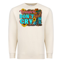 Sandshell cowgirls don't crty boots hat sunflowers Premium Sweatshirt - Artiststas