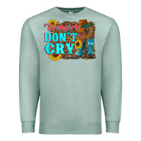 Seafoam cowgirls don't crty boots hat sunflowers Premium Sweatshirt - Artiststas