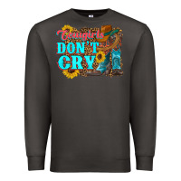 Smoke cowgirls don't crty boots hat sunflowers Premium Sweatshirt - Artiststas