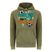 Vintage Olive Game day lightning bolt soccer Vintage Hoodie - HowdyJamesFarm