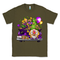 Army Green Mardi Gras gnome on the truck Classic Tee - NancyCooperArtShop