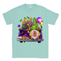 Seafoam Mardi Gras gnome on the truck Classic Tee - NancyCooperArtShop