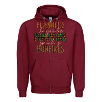 Burgundy flannels hayrides pumpkins bonfires Zipper Hoodie - CowhideDigitalArt