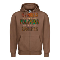 Chestnut flannels hayrides pumpkins bonfires Zipper Hoodie - CowhideDigitalArt