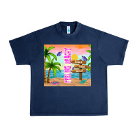 Navy feeling beachy Urban Heavy Tee - TumblerDesignByShophia
