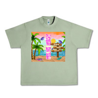 Oil Green feeling beachy Urban Heavy Tee - TumblerDesignByShophia