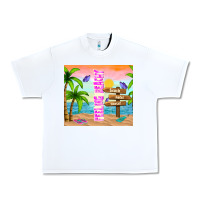 White feeling beachy Urban Heavy Tee - TumblerDesignByShophia