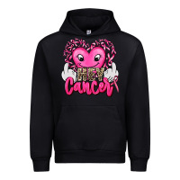 Black hey cancer with middle fingers Urban Hoodie - AdoDesignShop