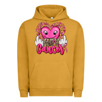 Pigment Peanut Butter hey cancer with middle fingers Urban Hoodie - AdoDesignShop
