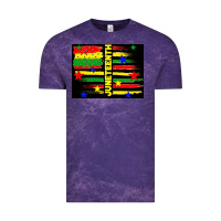 Cloud Purple juneteenth american flag Vintage Tee - TumblerDesignByShophia