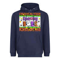 Navy Spooky Babe Heavyweight Hoodie - Artiststas