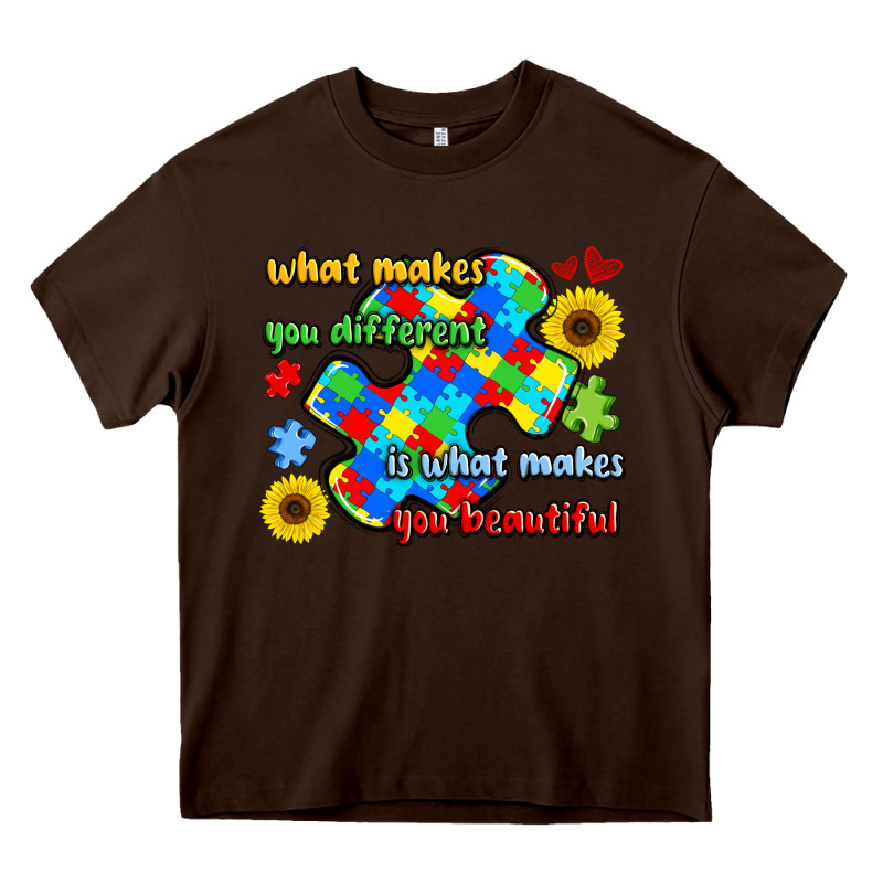 What Makes You Different Is What Makes  You Beauti Heavy Core Tee by LillyAllenDesigns | Teevron