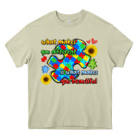 Mossy what makes you different is what makes  you beauti Heavy Core Tee - LillyAllenDesigns