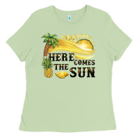 Matcha here comes the sun Ladies Tee - BarkalooDesign