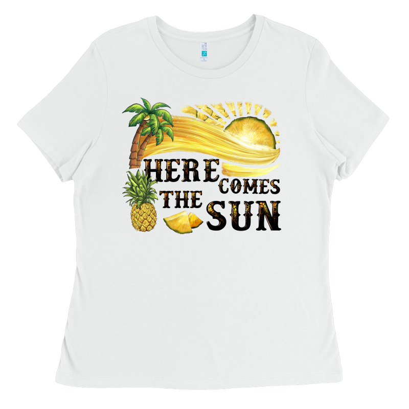 Here Comes The Sun Ladies Tee by BarkalooDesign | Teevron