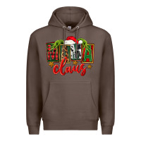 Coffee Christmas mama Claus Premium Hoodie - FaDigitalArtStudio