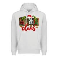 Dove Grey Christmas mama Claus Premium Hoodie - FaDigitalArtStudio