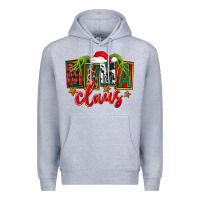 Heather Grey Christmas mama Claus Premium Hoodie - FaDigitalArtStudio