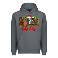 Rock Christmas mama Claus Premium Hoodie - FaDigitalArtStudio