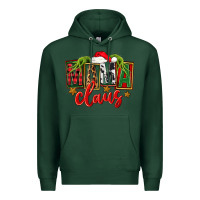Sports Green Christmas mama Claus Premium Hoodie - FaDigitalArtStudio