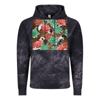 Cloud Black succulents and cowhide Vintage Hoodie - TumblerDesignByShophia