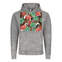 Cloud Rock succulents and cowhide Vintage Hoodie - TumblerDesignByShophia