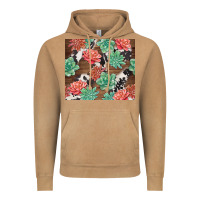 Vintage Camel succulents and cowhide Vintage Hoodie - TumblerDesignByShophia