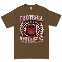 Cacao football vibes smiley face Premium Tee - BarkalooDesign