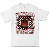 White football vibes smiley face Premium Tee - BarkalooDesign