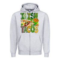 Heather Grey Irish i Had Tacos Zipper Hoodie - CowhideDigitalArt