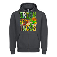Smoke Irish i Had Tacos Zipper Hoodie - CowhideDigitalArt