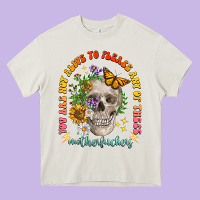 Not Alive To Please Heavy Core Tee Designed By Lillyallendesigns