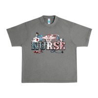 American Nurse 4th Of July Urban Heavy Tee | Teevron