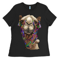 Black tie dye camel Ladies Tee - BarkalooDesign