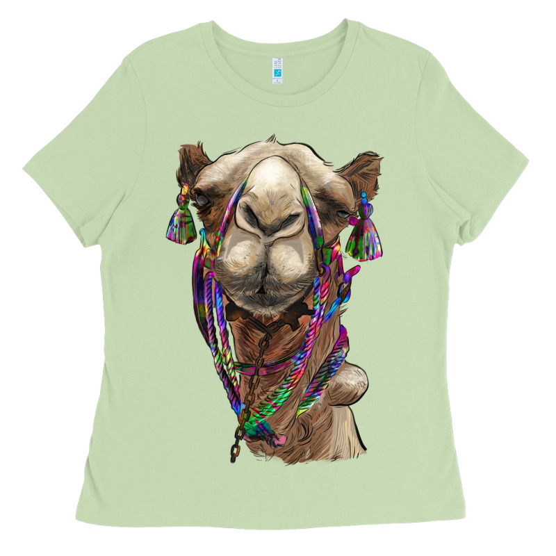 Tie Dye Camel Ladies Tee by BarkalooDesign | Teevron