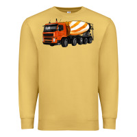 Antique Gold cement truck Premium Sweatshirt - Artiststas