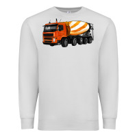 Dove Grey cement truck Premium Sweatshirt - Artiststas